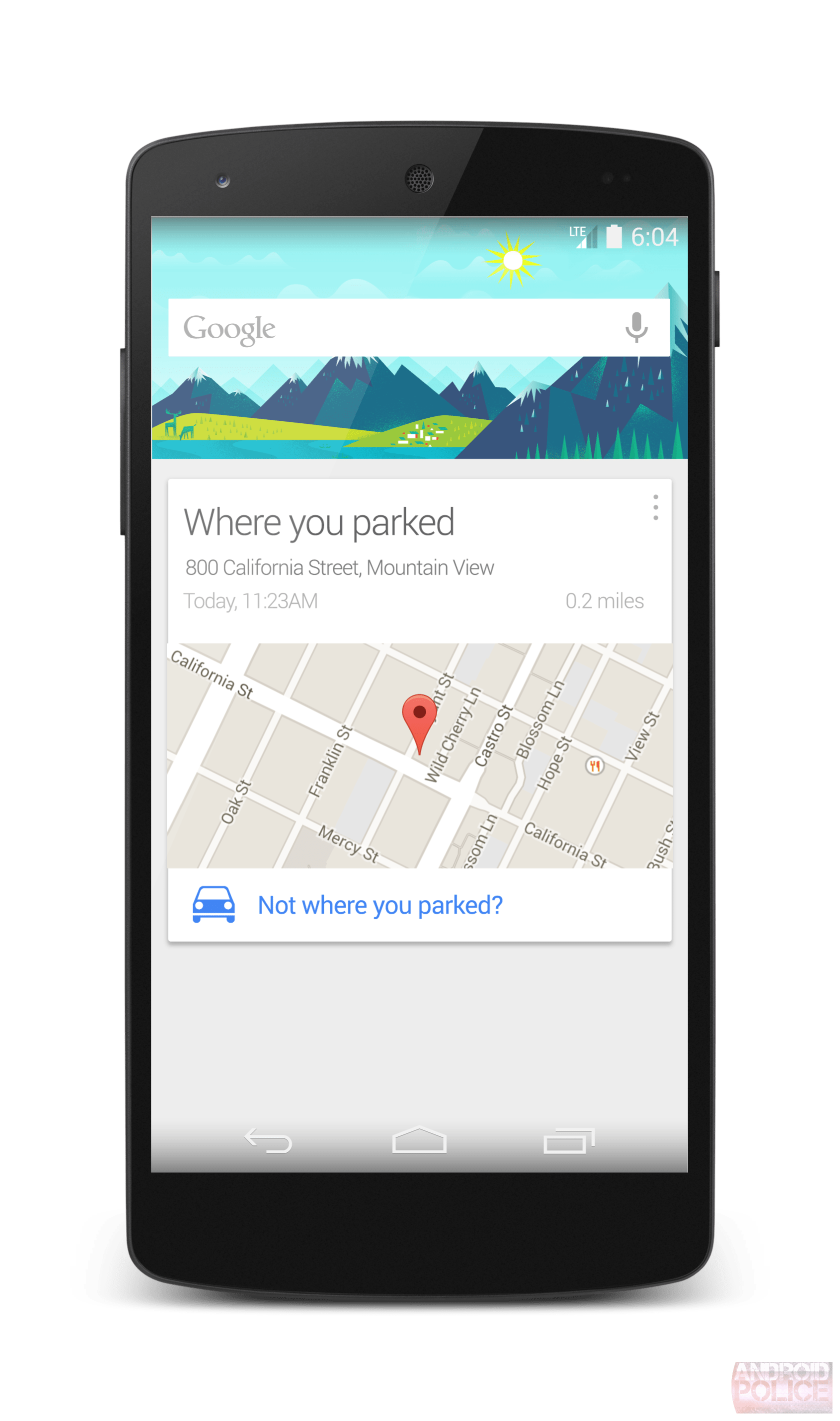 google now where you parked