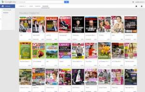 Google Play Kiosque magazines payant