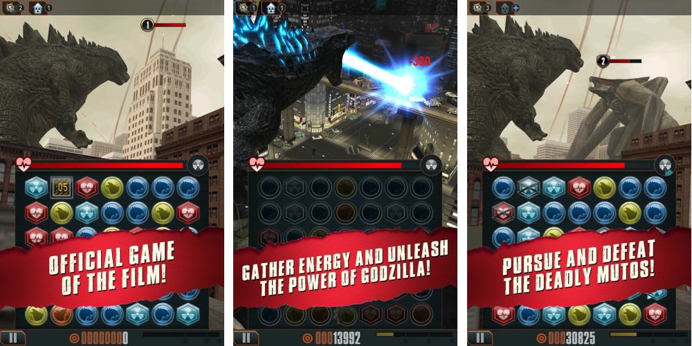 Godzilla – Smash3, quand le monstre fait naître un puzzle-game