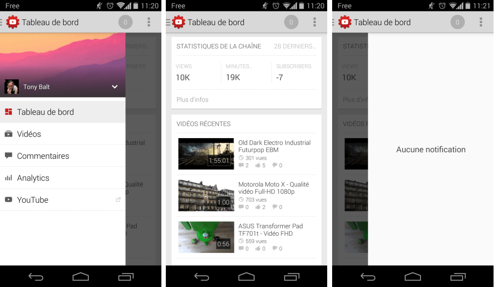 android youtube creator studio 1.0 image 01