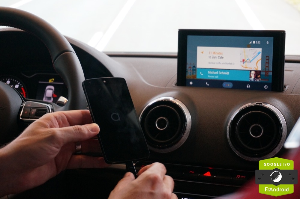 Découverte de Android Auto, la réponse à Car Play
