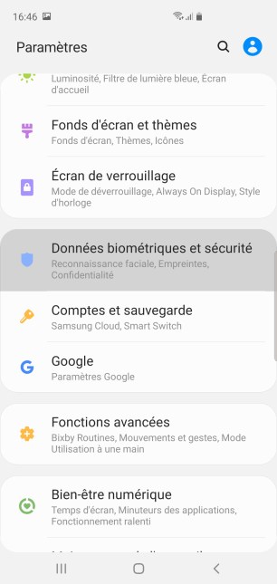 Changer code pin samsung 1