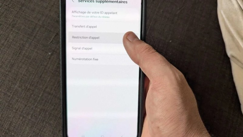 Comment activer la restriction d’appel sur Android ?