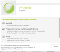 permissions frandroid