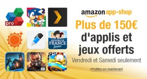Soldes : Amazon offre 150 euros d’applications sur son App-Shop