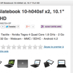 La HP Slatebook 10 x2 sous Tegra 4 à moins de 200 euros