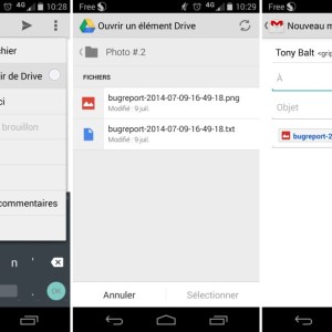Gmail 4.9 simplifie le partage de fichiers Google Drive