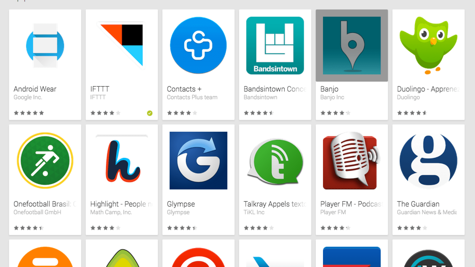 Android Wear : les applications sont arrivées sur le Google Play ...