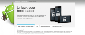 Sony ouvre l’accès au Bootloader pour ses mobiles