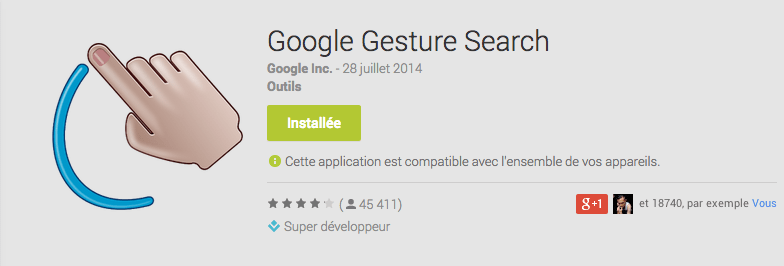 android google gesture search 2.1.4 image 00