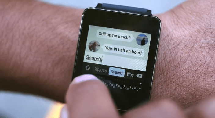 Minuum Keyboard arrive en bêta sur Android Wear… pour les plus agiles