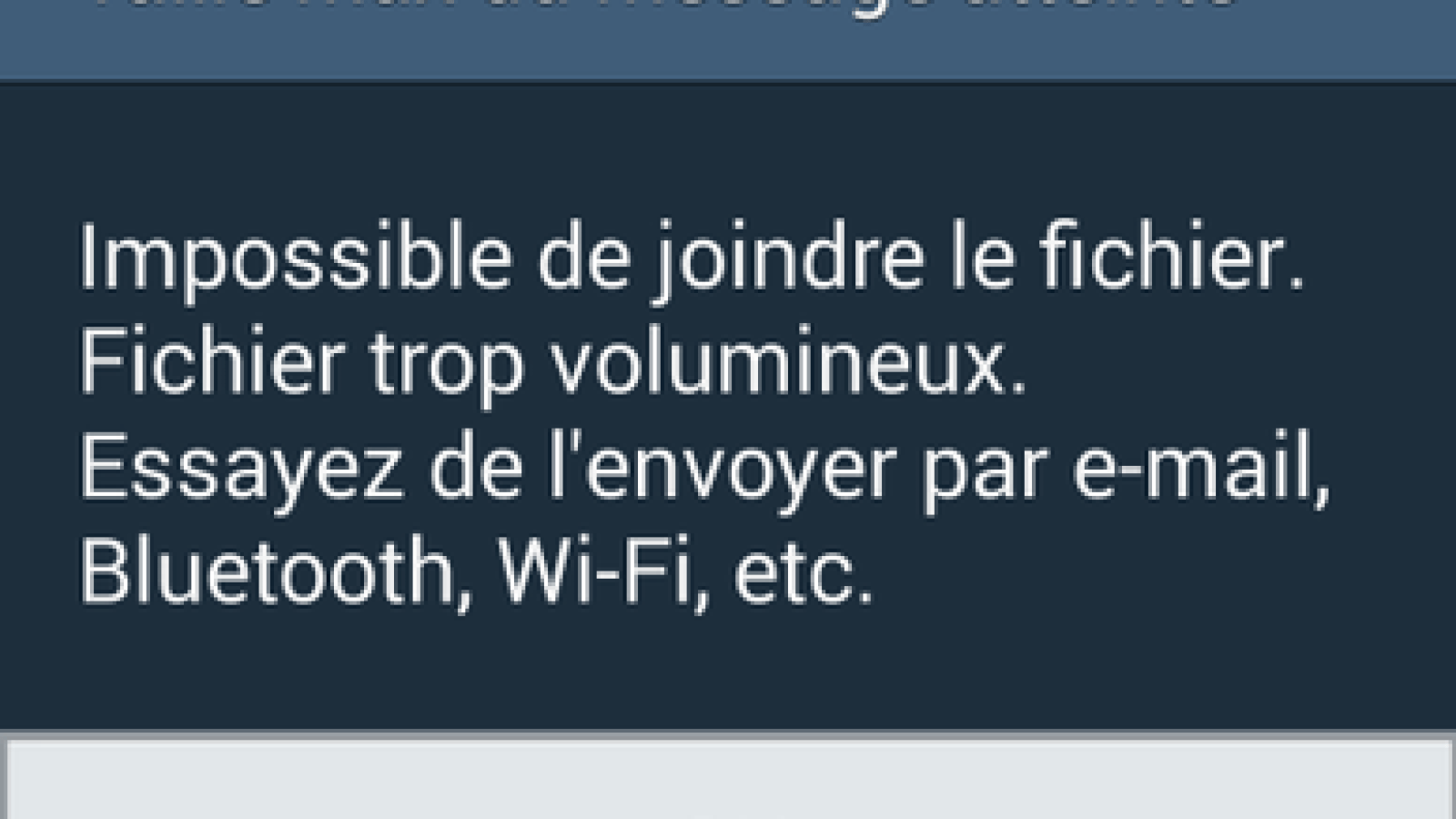 Comment envoyer une vidéo (MMS / e-mail) sur Android