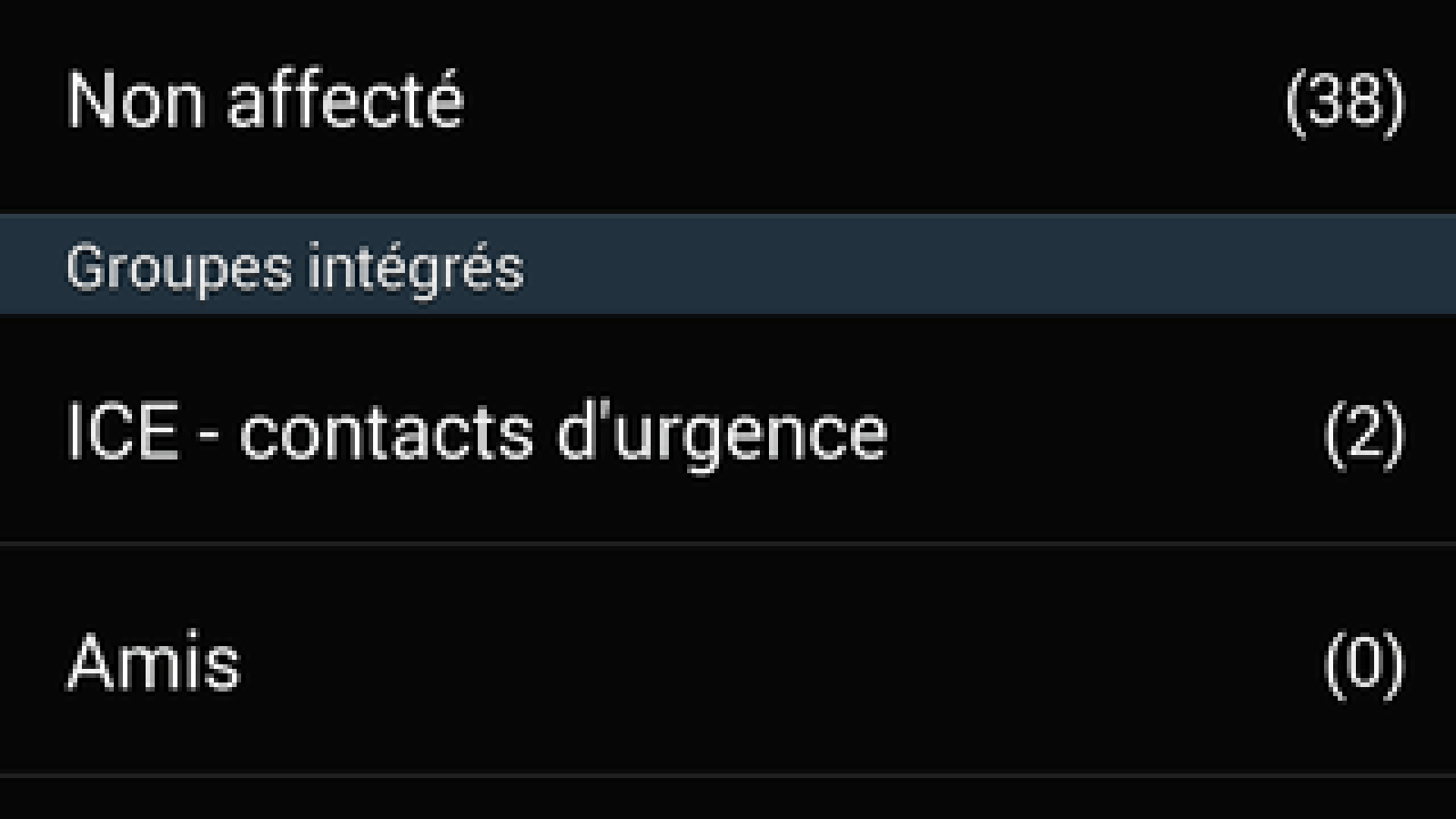 Comment créer des groupes de contacts sur Android