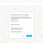 Android Device Manager : on peut ajouter un message et un numéro de rappel sur le lockscreen