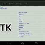 La présumée « Nexus 9 » avec un processeur Nvidia Tegra K1 64 bits ?