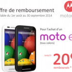 Bon plan : Motorola Moto E à 70 euros