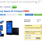 Xperia Z3 Compact : 439 euros au Royaume-Uni ?