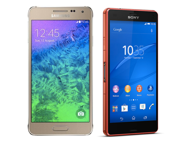 Samsung Galaxy Alpha vs Xperia Z3 Compact