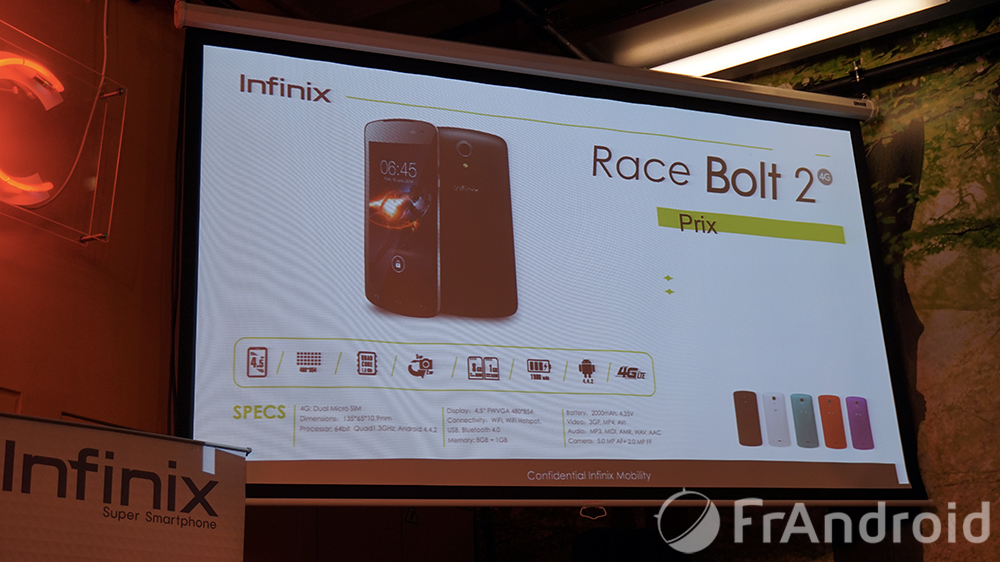 Infinix Race Bolt 2