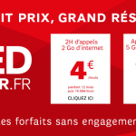 SFR RED : l’offre à 10 euros incluant 5 Go en 4G est prolongée jusqu’au 15 septembre