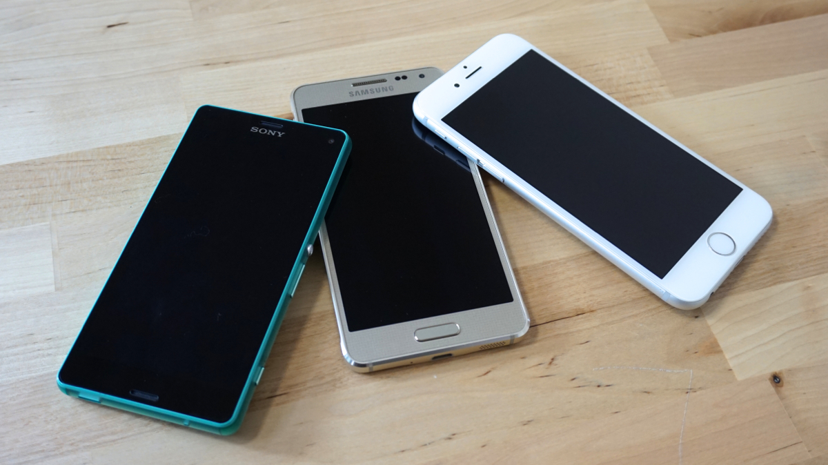 Comparatif Xperia Z3 Compact Galaxy Alpha iPhone 62