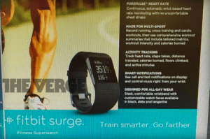 Fitbit Surge, un bracelet d’activités aux faux airs de montre
