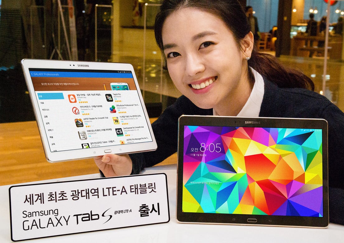 Samsung officialise une version 4G+ de la Galaxy Tab S avec un Exynos