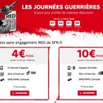 SFR lance ses journées guerrières avec de la 4G à 10 euros