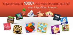 Amazon fait la promotion de l’App Shop en proposant un bon d’achat de 1000 euros