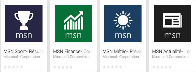 Applications MSN