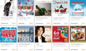La bande-son de Noël se télécharge aussi sur le Play Store
