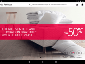 La Redoute : le shopping bien au chaud sur son canapé avec l’application mobile