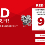 Bon plan : le forfait RED 3 Go de SFR à 9,99 euros pendant un an