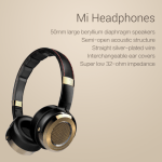 Xiaomi Mi Headphones : le constructeur fait aussi dans les casques