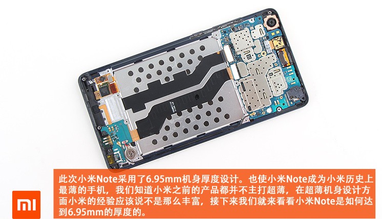 Xiaomi Mi Note démonté