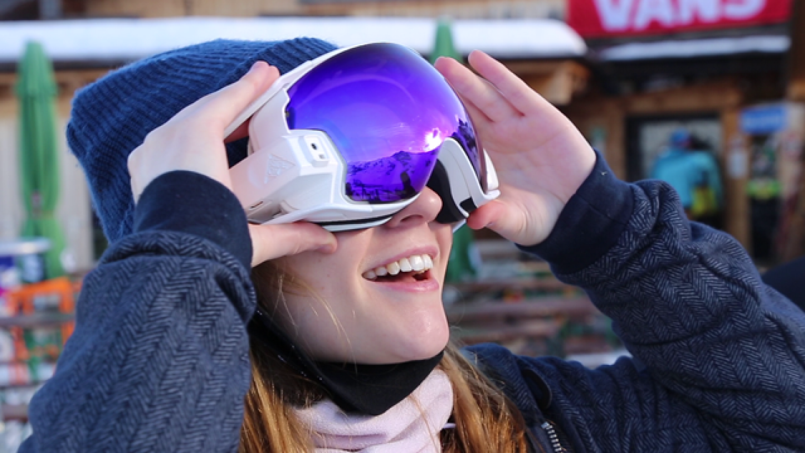 RideOn un masque de ski connecté pour de la réalité augmentée sur les — free download