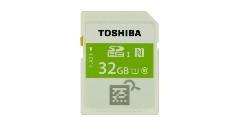 toshiba carte sd nfc