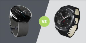 Moto 360 vs G Watch R : la bataille des montres design