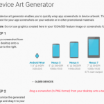 Device Art Generator accueille Android Wear
