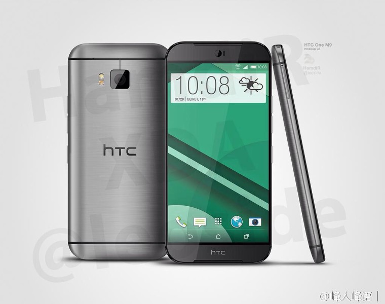 HTC One M9 front