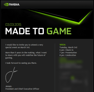 Nvidia event
