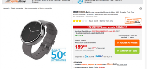Bon plan : Moto 360 à seulement 140 euros