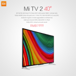 Xiaomi présente sa nouvelle Mi TV 2 : pas de 4K mais un prix divisé par deux