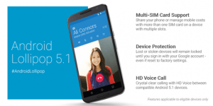 Android 5.1 : Les factory images sont disponibles pour les Nexus 5,7 (2012 Wifi) et 10