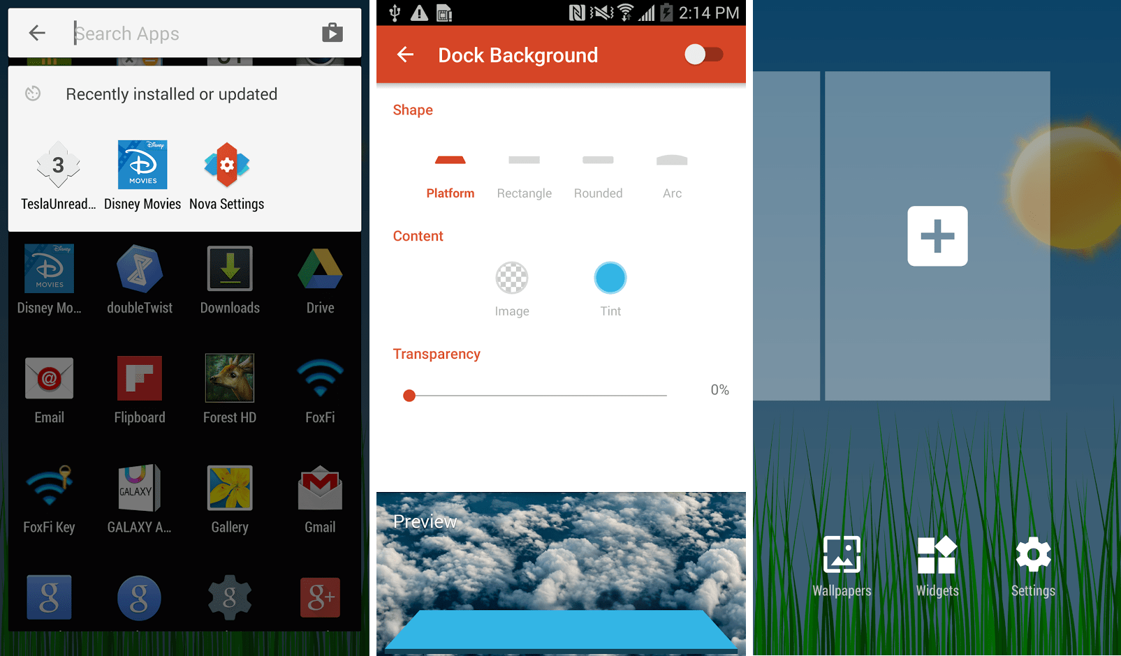 nova launcher material design 1