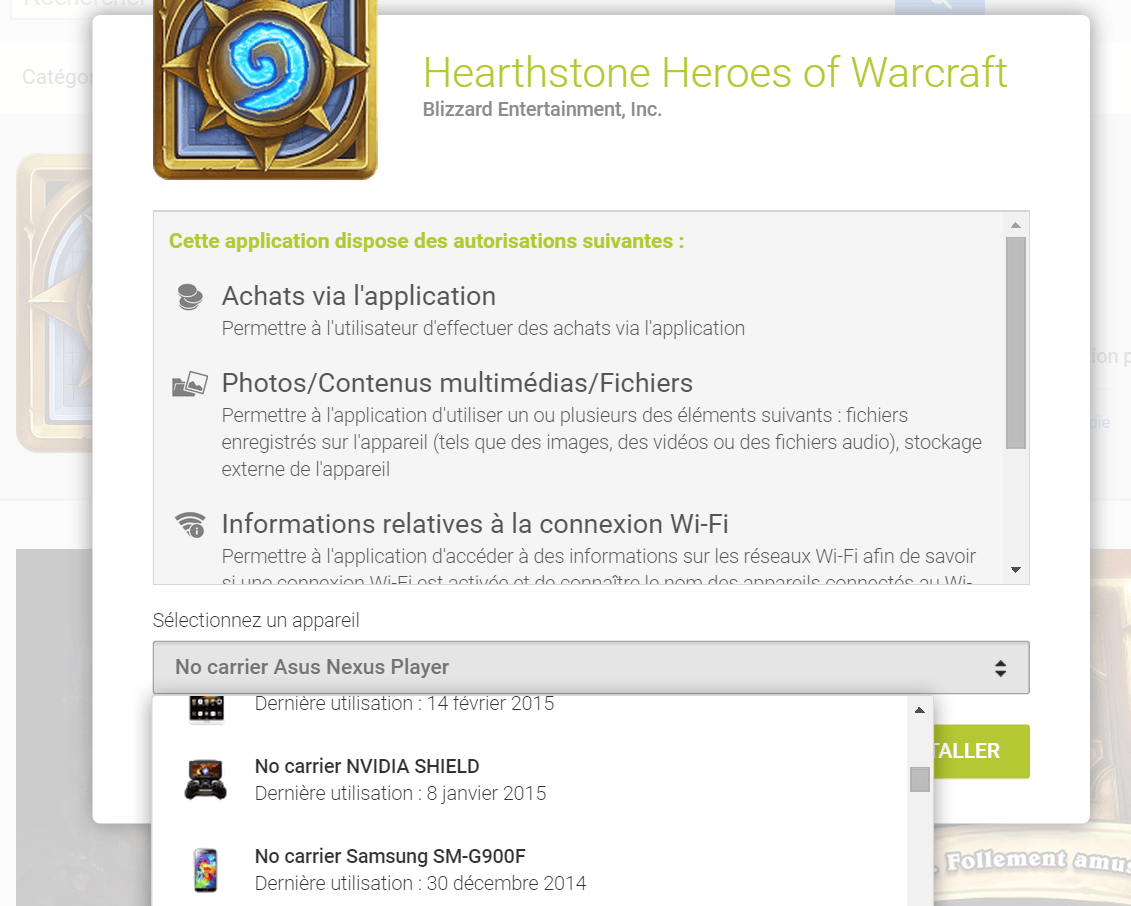 Hearthstone FrAndroid