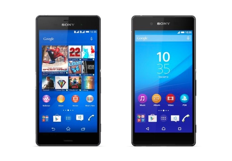 Sony Xperia Z3 vs Sony Xperia Z4