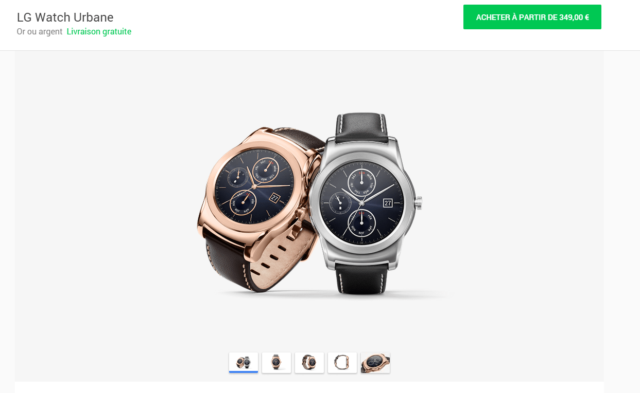 lg watch urbane google store