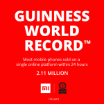 Xiaomi se fraie une place dans le Guinness des Records