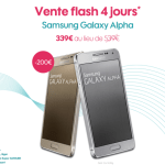 Bon plan : 200 euros de réduction sur le Samsung Galaxy Alpha chez Sosh